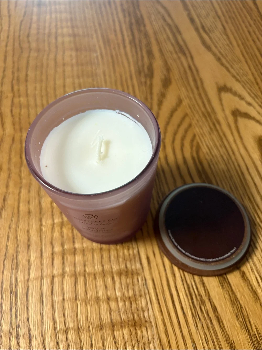 Chesapeake Bay Mind & Body Joy + Laughter Cranberry Dahlia Candle - Pink